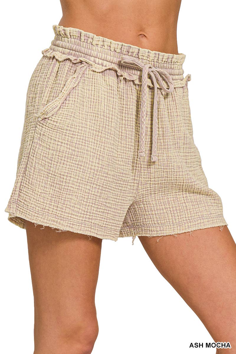 Raw Hem Shorts