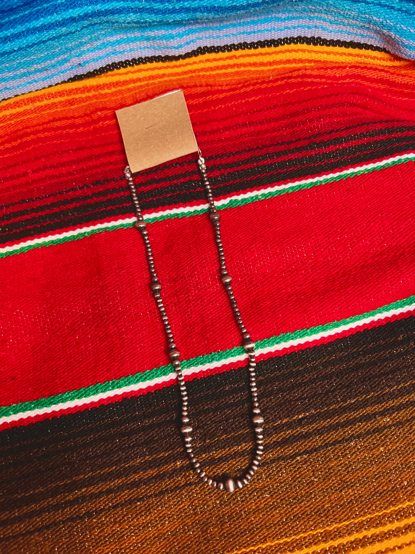 navajo pearl inspired necklace